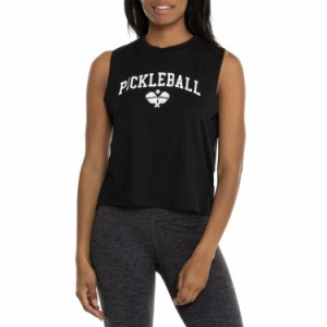 (取寄) グッドヒューマン ピックルボール ロゴ タンク トップ Good hYOUman Pickleball Logo Tank Top  Black