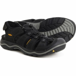 (取寄) キーン メンズ リアルト スポーツ サンダル Keen men Rialto Sport Sandals (For Men)  Black/Gargoyle