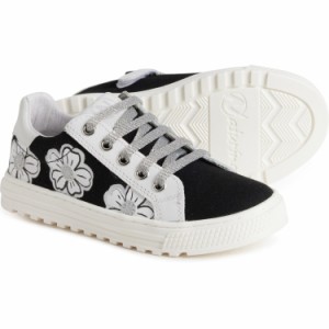 (取寄) ナチュリーノ ガールズ コリス 2 ジップ スニーカー Naturino Girls Coris 2 Zip Sneakers  Black/White