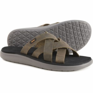 (取寄) テバ メンズ ボヤ スライド サンダル Teva men Voya Slide Sandals (For Men)  Dark Olive