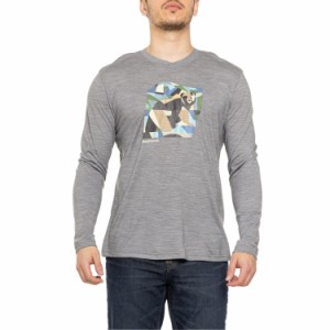 (取寄) スマートウール ベアー カントリー グラフィック T-シャツ - メリノ ウール, ロング スリーブ SmartWool Bear Country Graphic T-