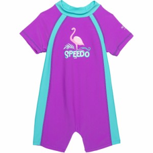 (取寄) スピード インファント アンド トドラー サンスーツ ラッシュ ガード - Upf 50以上, ショート スリーブ Speedo Infant and Toddle