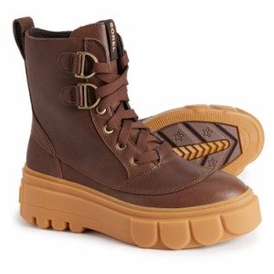 (取寄) ソレル レディース カリブー X レース-アップ ブーツ Sorel women Caribou X Lace-Up Boots (For Women) Tobacco, Gum 10