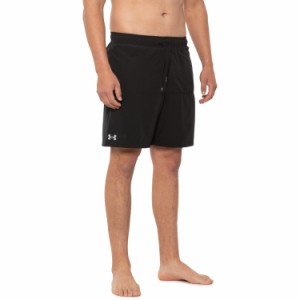 (取寄) アンダーアーマー ロゴ カラーブロック ボレー スイム ショーツ Under Armour Logo Color-Block Volley Swim Shorts Black /Black