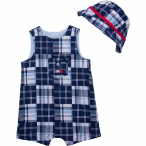 (取寄) リトル ミー インファント ボーイズ ウーブン サンスーツ アンド ハット セット - スリーブレス LITTLE ME Infant Boys Woven Sun