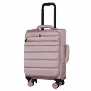 (取寄) ITラゲッジ 22インチ スピナー キャリーオン スーツケース - ソフトサイド, ソフト ピンク IT Luggage 22” Census Spinner Carry