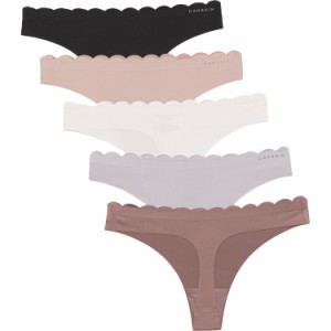 (取寄) ダンスキン リサイクル マイクロファイバー パンティ - 5-パック, トング Danskin Recycled Microfiber Panties - 5-Pack, Thong 