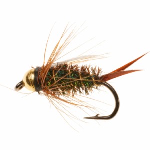 (取寄) モンタナフライカンパニー タングステン ビーズ ヘッド プリンス ニンフ フライ - ダズン Montana Fly Company Tungsten Bead Hea