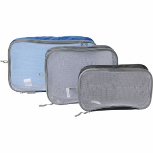 (取寄) トラベロン メッシュ パッキング キューブス - セット オブ 3 Travelon Mesh Packing Cubes - Set of 3  Cool Tones