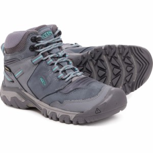 (取寄) キーン レディース リッジ フレックス ミッド ハイキング ブーツ Keen women Ridge Flex Mid Hiking Boots (For Women)  Steel Gr