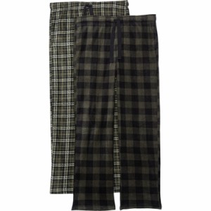 (取寄) スミスワークウェア マイクロフリース ラウンジ パンツ - 2-パック Smith's Workwear Microfleece Lounge Pants - 2-Pack  Olive