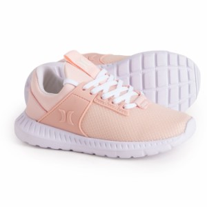 (取寄) ハーレーフットウェア ガールズ キウィ スニーカー Hurley Footwear Girls Kiwi Sneakers  Pink/White