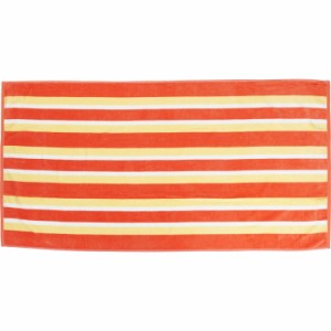 (取寄) マウイ スターフィッシュ ストライプ ベロア ビーチ タオル - 450 gsm, 30x60”, Maui Starfish Stripe Velour Beach Towel - 450