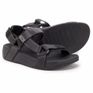 (取寄) フィットフロップ メンズ ライカー スポーツ サンダル FitFlop men Ryker Sport Sandals (For Men)  Black