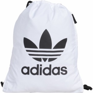 (取寄) アディダス オリジナルス トレフォイル サックパック - ホワイト-ブラック adidas Originals Trefoil Sackpack - White-Black  Wh