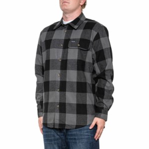 (取寄) スミスワークウェア プレイド フランネル シャツ - ロング スリーブ Smith's Workwear Plaid Flannel Shirt - Long Sleeve  Grey/