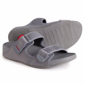 (取寄) フィットフロップ メンズ ゴッホ モック スライド サンダル FitFlop men Gogh Moc Slide Sandals (For Men)  Pewter Grey