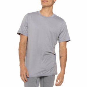 (取寄) ガイアム エブリデイ ベーシック T-シャツ - ショート スリーブ Gaiam Everyday Basic T-Shirt - Short Sleeve  Sleet