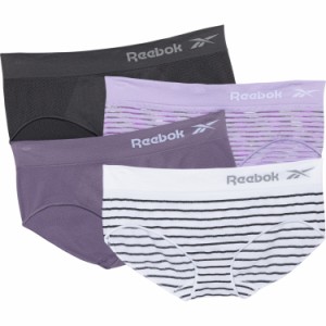 (取寄) リーボック シームレス パンティ - 4-パック, ヒップスター Reebok Seamless Panties - 4-Pack, Hipster  Purple Rose Spacedye S