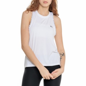 (取寄) アンダーアーマー ノックアウト ノベルティ レイサーバック タンク トップ Under Armour Knockout Novelty Racerback Tank Top Wh