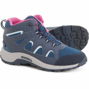 (取寄) メレル ガールズ オーククリーク ミッド レース ハイキング ブーツ - ウォータープルーフ Merrell Girls Oakcreek Mid Lace Hikin