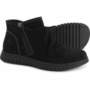 (取寄) コンフォーティヴァ レディース カラ アンクル ブーツ Comfortiva women Calla Ankle Boots (For Women)  Black Suede