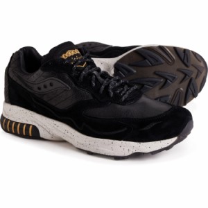 (取寄) サッカニー メンズ 3D グリッド ハリケーン スニーカー Saucony men 3D Grid Hurricane Sneakers (For Men)  Black