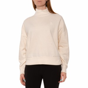 (取寄) ノースフェイス ガーメントダイ モック ネック スウェットシャツ The North Face Garment-Dyed Mock Neck Sweatshirt Gardenia Wh