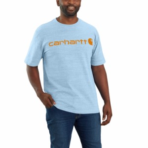 (取寄) カーハート K195 ルーズ フィット ヘビーウェイト ロゴ T-シャツ - ショート スリーブ Carhartt K195 Loose Fit Heavyweight Logo