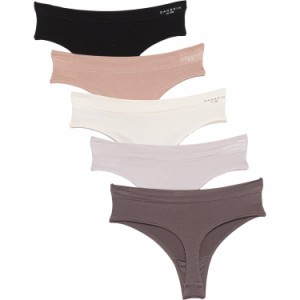 (取寄) ダンスキン エコヴェロ パンティ - 5-パック, トング Danskin EcoVero Panties - 5-Pack, Thong  Black/Sugar/Ivory/Taupe/Lilac