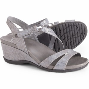 (取寄) ダンスコ レディース アディソン ウェッジ サンダル Dansko women Addyson Wedge Sandals (For Women)  Pewter Metallic