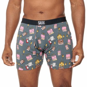 (取寄) サックス ウルトラ スーパーソフト ボクサー ブリーフ SAXX Ultra Supersoft Boxer Briefs  Fired Up- Turbulence