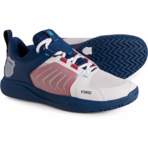 (取寄) ケースイス メンズ ウルトラショット チーム テニス シューズ K-Swiss men Ultrashot Team Tennis Shoes (For Men)  White/Blue/R