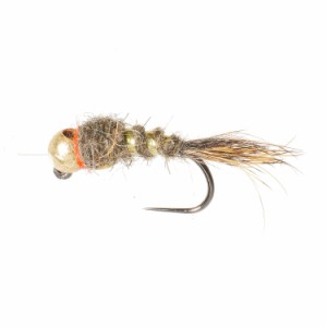 (取寄) アンプカ ジグド イア タングステン ニンフ フライ - ダズン UMPQUA Jigged Hare's Ear Tungsten Nymph Fly - Dozen  Hares Ear