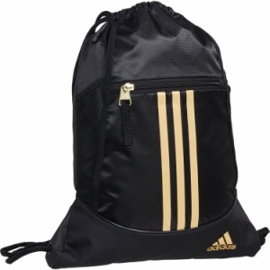 (取寄) アディダス アライアンス リ サックパック - ブラック-ゴールド メタリック adidas Alliance II Sackpack - Black-Gold Metallic 