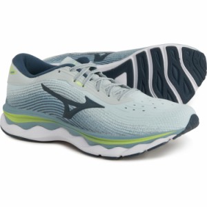 (取寄) ミズノ メンズ ウェーブ スカイ 5 ランニング シューズ Mizuno men Wave Sky 5 Running Shoes (For Men)  Peacock Blue