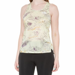 (取寄) ノースフェイス サンライザー タンク トップ The North Face Sunriser Tank Top Lime Cream Valley Floor Print