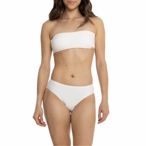 (取寄) スプレンディッド ヘアバンド アイレット ビキニ セット Splendid Bandeau Eyelet Bikini Set  Cream