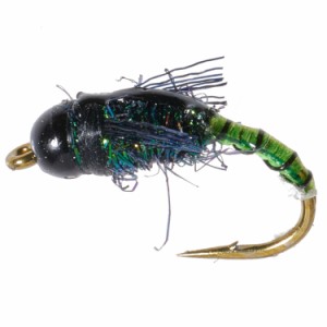 (取寄) アンプカ ローラー ニンフ フライ - ダズン UMPQUA Splatte Roller Nymph Fly - Dozen  Chartreuse