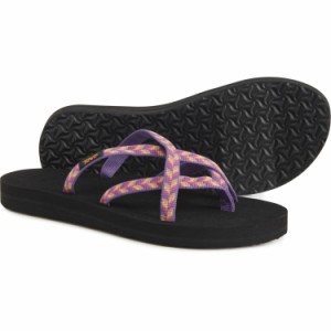 (取寄) テバ レディース オロワフ フリップ-フロップス Teva women Olowahu Flip-Flops (For Women)  Retro Geometric Pink