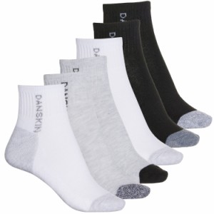 (取寄) ダンスキン レディース マールド ハーフ クッション ソックス Danskin women Marled Half Cushion Socks (For Women)  White/Gray