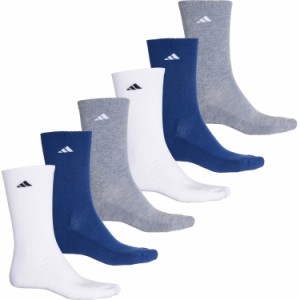 (取寄) アディダス メンズ クッション ソックス adidas men Cushioned Socks (For Men)  Heather Grey/White/Collegiate Navy