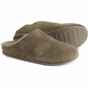 (取寄) フィットフロップ レディース クリッシー シアリング スリッパ FitFlop women Chrissie Shearling Slippers (For Women)  Mossy