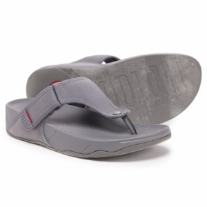 (取寄) フィットフロップ メンズ リ トゥ-ポスト サンダル FitFlop men Trakk II Toe-Post Sandals (For Men)  Pewter Grey