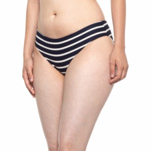 (取寄) ラ ブランカ カプリ ストライプ ビキニ ボトム - リバーシブル La Blanca Capri Stripe Bikini Bottoms - Reversible  Indigo