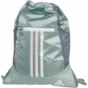 (取寄) アディダス アライアンス リ サックパック - シルバー adidas Alliance II Sackpack - Silver Green-White  Silver Green/White