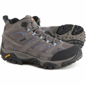 (取寄) メレル レディース モアブ 2 ミッド ハイキング ブーツ Merrell women Moab 2 Mid Hiking Boots (For Women)  Granite