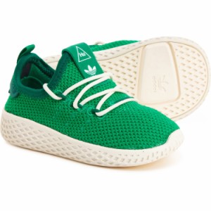 (取寄) アディダス ボーイズ PW テニス HU コート シューズ adidas Boys PW Tennis HU Court Shoes  Green