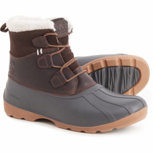 (取寄) カミック レディース シモナ ミッド スノー ブーツ Kamik women Simona Mid Snow Boots (For Women)  Dark Brown