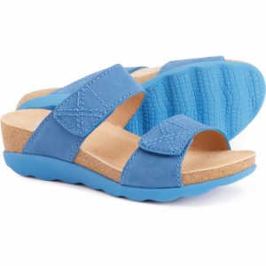 (取寄) ダンスコ レディース マディ ウェッジ サンダル Dansko women Maddy Wedge Sandals (For Women)  Blue Milled Nubuck